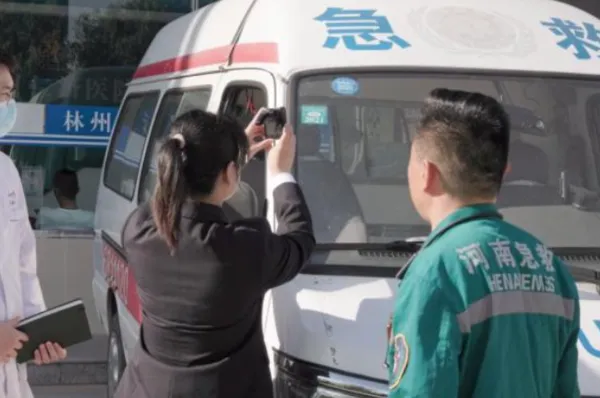 ▲河南救護車成「運毒車」。(圖/翻攝自微博)