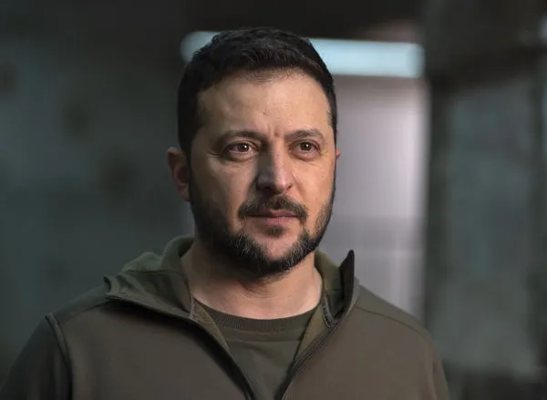 ▲▼烏克蘭總統澤倫斯基的行徑被基輔市長克里契科質疑,是否愈來愈獨裁。(圖/達志影像/美聯社)