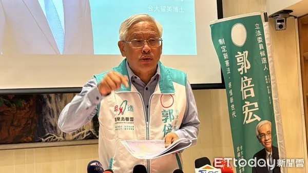 ▲▼ 喜樂島高雄市第六選區立委參選人郭倍宏。(圖/記者吳世龍攝)