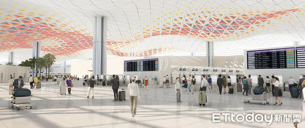 ▲▼高雄機場新航廈設計完成，前期工程月底發包。（圖／民航局）