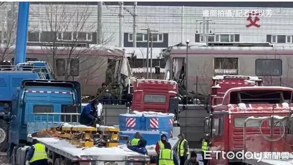 ▲▼ 北京、昌平、西二旗、脫軌、列車 。(圖/記者任以芳攝)