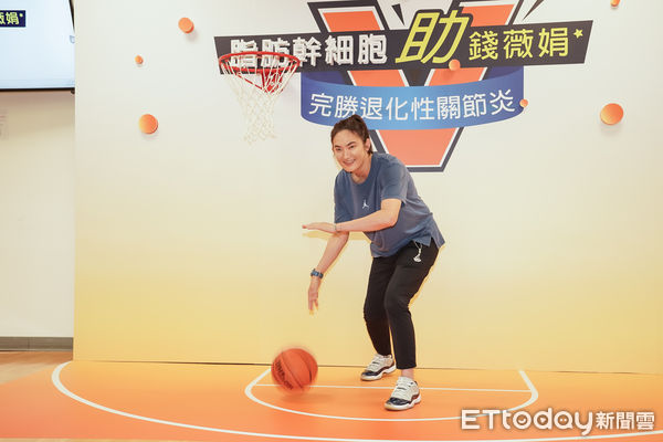 錢薇娟接受幹細胞治療。(圖/新光醫院提供)