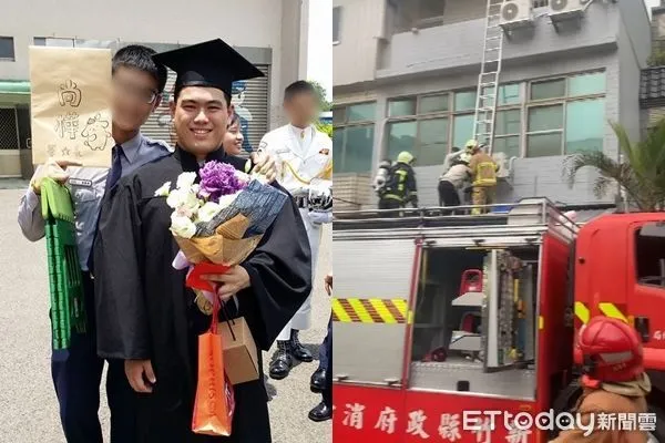 ▲▼ 新竹勇消游尚樺英勇救出4人,卻不幸殉職 。(圖/翻攝游尚樺臉書、記者黃彥傑攝)