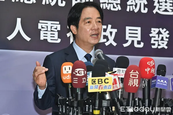 ▲▼總統政見發表會最終場,賴清德會後受訪。(圖/記者李毓康攝)