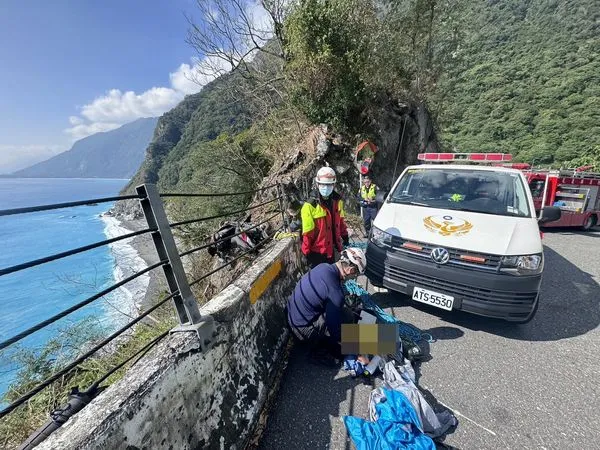 ▲▼台9丁線68.5公里處車禍 。(圖/電子提供)