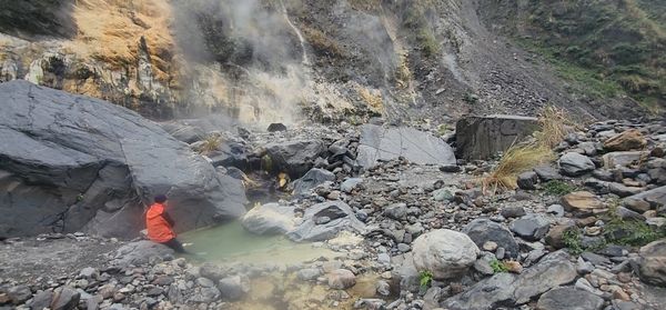 ▲▼高雄十三坑溫泉傳出水源受汙染事件。(圖/溫泉溯溪響導WaxiRiver Chen提供)