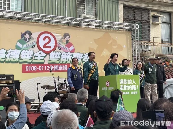 ▲▼賴清德今天展開環台車掃前接受媒體聯訪。(圖/記者呂晏慈攝)