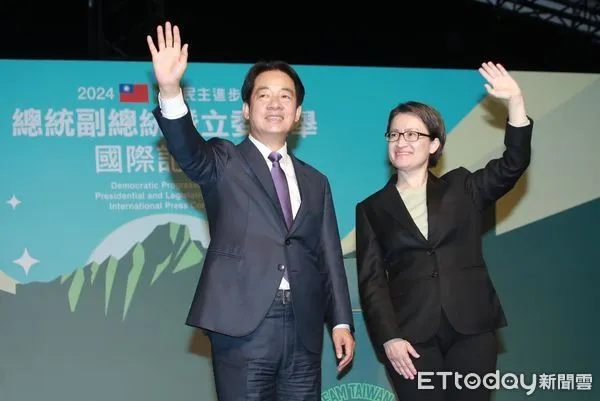 ▲▼賴清德,蕭美琴國際記者會。(圖/記者周宸亘攝)