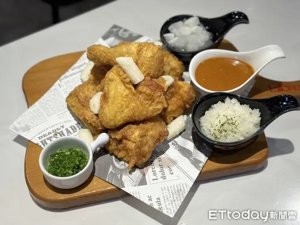 ▲▼「bb.q CHICKEN x 金家ㄟ」推出聯名肯瓊醬炸雞。(圖/記者蕭筠攝)
