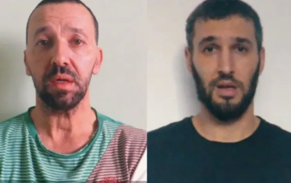 ▲▼以色列人質沙拉比(Yossi Sharabi)和斯維爾斯基(Itai Svirsky)疑似因以軍空襲死亡。(圖/翻攝自X)