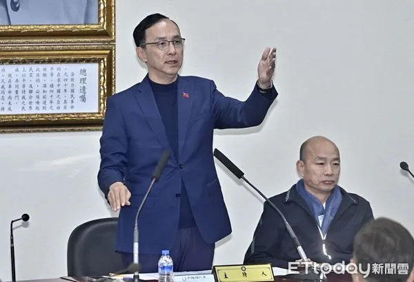 ▲▼朱立倫出席國民黨第11屆新科立法委員座談會。(圖/記者李毓康攝)