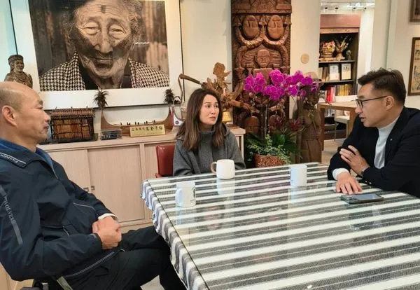 ▲▼韓國瑜、江啟臣拜會高金素梅。(圖/翻攝高金素梅臉書)