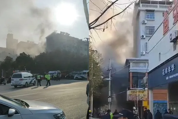 ▲▼江西新余發生恐怖火警,目前已有25人身亡。(圖/翻攝微博)