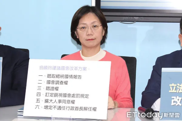 ▲▼召開「國會改革、恢復特偵組 不能拖!」記者會-翁曉玲。(圖/記者黃克翔攝)