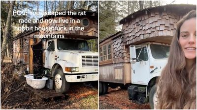 移動式小屋！加拿大女「卡車改成木造房」　網讚：森林中的精靈