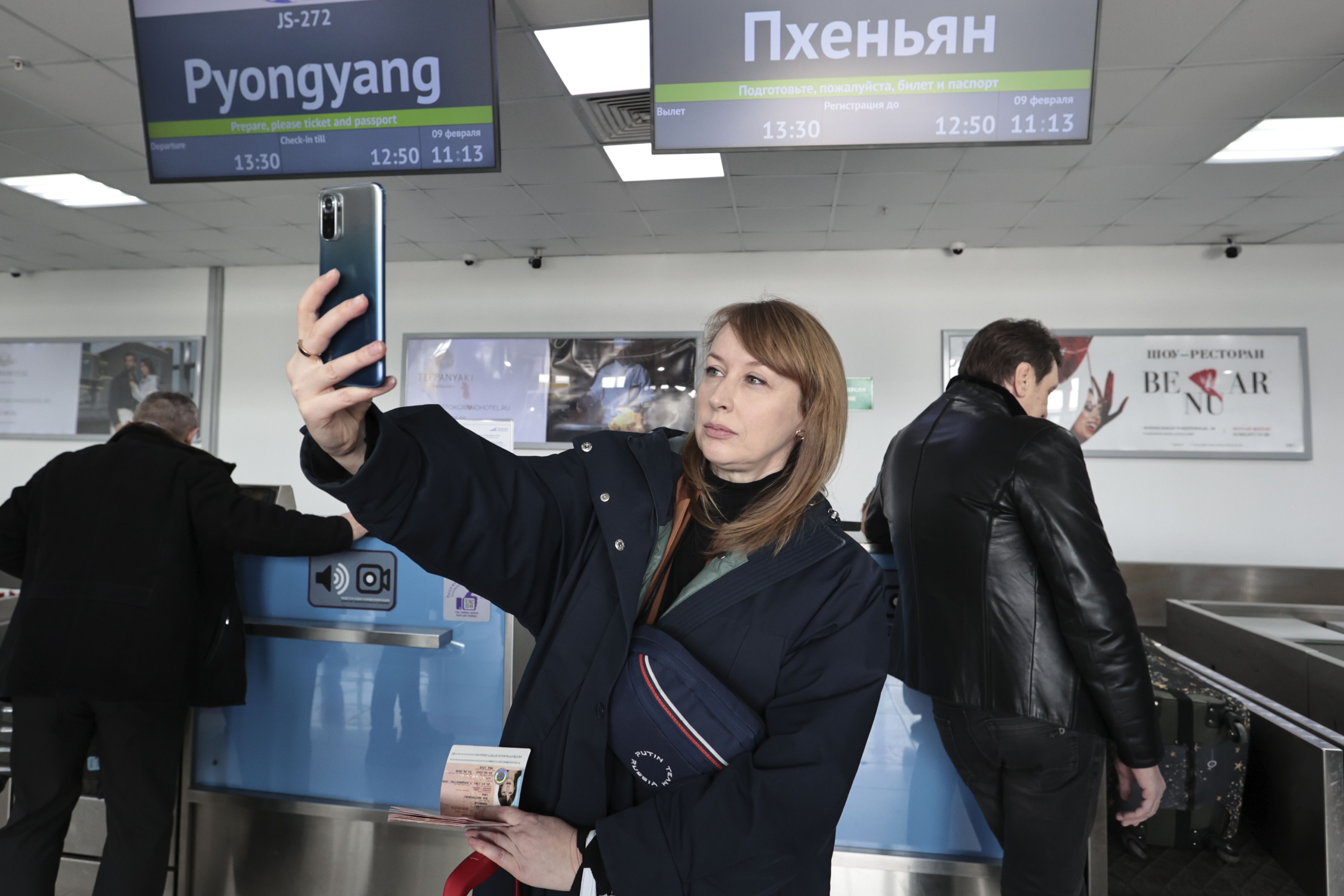 ▲▼俄羅斯遊客赴北韓旅遊。（圖／達志影像／美聯社）