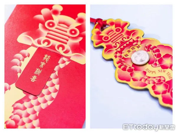 ▲桃園福袋內藏招財龍 巧思讓老外也驚豔 。(圖/記者陳弘修翻攝)