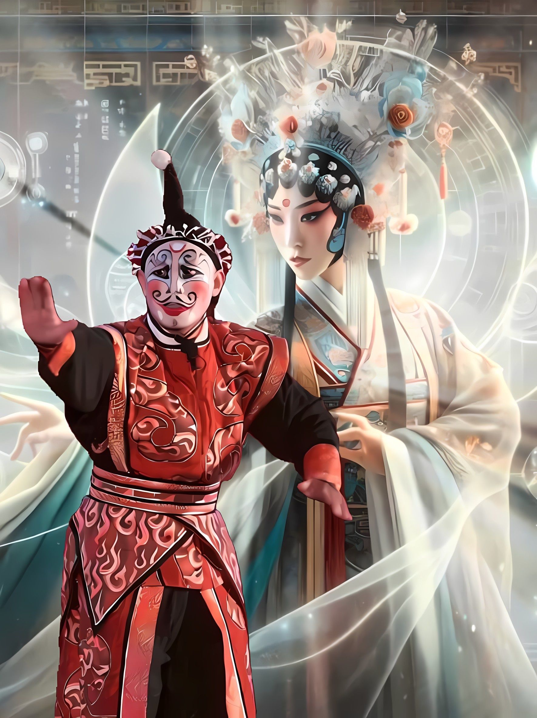 ▲▼因為時代潮流,台灣戲曲學院成立「表演藝術AI科技教育與研究中心」,將AI應用融入戲曲教學與舞台實踐。(圖/台灣戲曲學院提供)