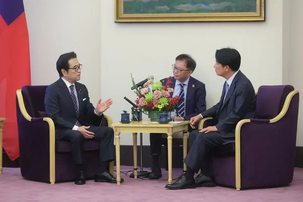 ▲▼副總統賴清德19日接見日本參議員北村經夫與堀井巖。(圖/總統府提供)