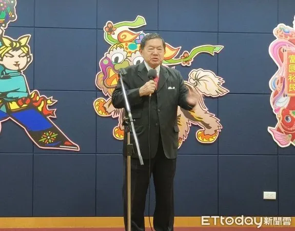 ▲裕民航運董事長徐旭東建議政府多花錢做建設。(圖/記者張佩芬攝)