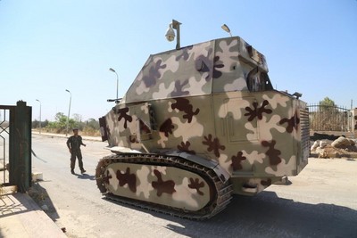 庫德族戰車彩繪，你們真的想打仗嗎？