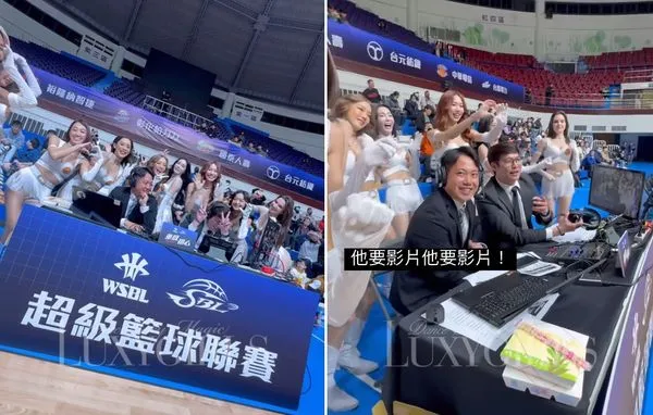 ▲LuxyGirls包圍主播台熱舞,羨煞不少網友。(圖/翻攝自IG/luxygirlcrew)