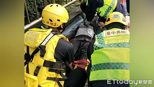 ▲台中市沙鹿區今日下午一名69歲男子落水溺斃。(圖/民眾提供)