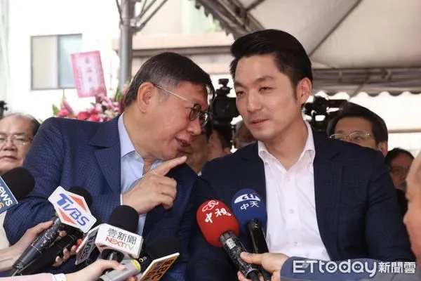 ▲▼台北市長蔣萬安與民眾黨主席柯文哲出席「清華大學台北政經學院台北校區大樓動土典禮」。(圖/記者宋良義攝)