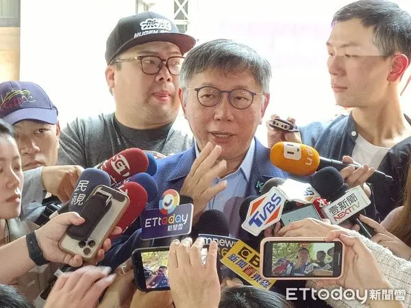 ▲▼民眾黨主席柯文哲出席「清華大學台北政經學院台北校區大樓動土典禮」受訪。(圖/記者宋良義攝)