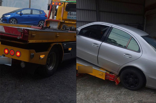 ▲▼黑心拖吊業者。(圖/翻攝爆料公社)