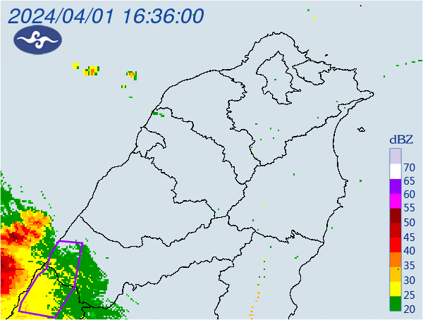 ▲▼氣象署針對「台中市、彰化縣」發布大雷雨即時訊息。(圖/氣象署)