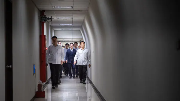 ▲▼賴清德、蕭美琴2日赴國防部聽取簡報。(圖/總統府提供)