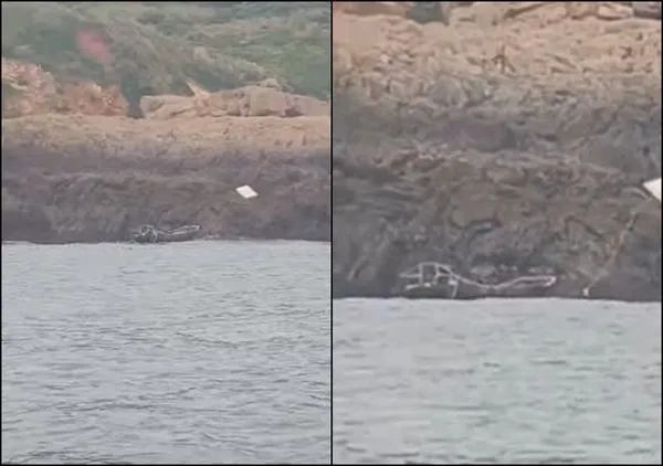 ▲▼馬祖高登無人島礁發現疑中國漁民 馬防部通報海巡協處。(圖/翻攝自YouTube)