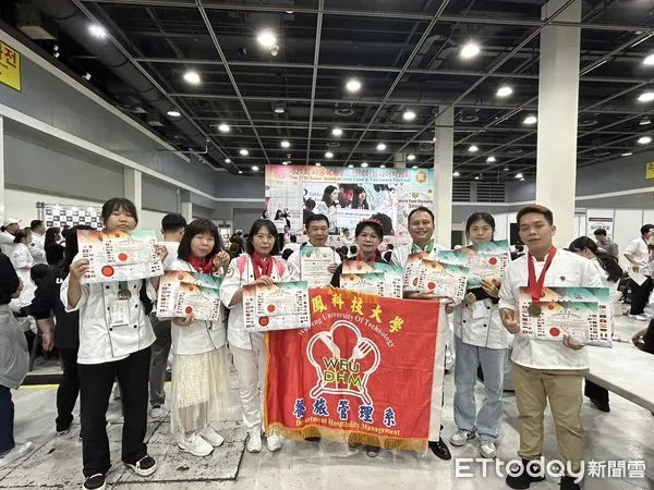 ▲▼ 吳鳳科大餐旅管理系參加2024韓國世界美食奧林匹克大賽榮獲4金3銀佳績 。(圖/吳鳳科大提供)