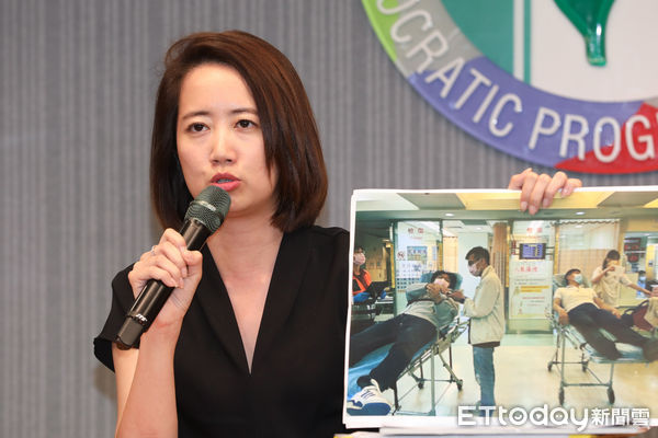 ▲▼ 0517 民進黨譴責國民黨暴力記者會-戴瑋姍。(圖/記者黃克翔攝)