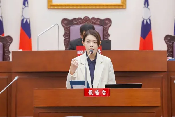 ▲新竹市長高虹安今(24)日進行第11屆第3次定期會施政報告。(圖/新竹市政府提供)