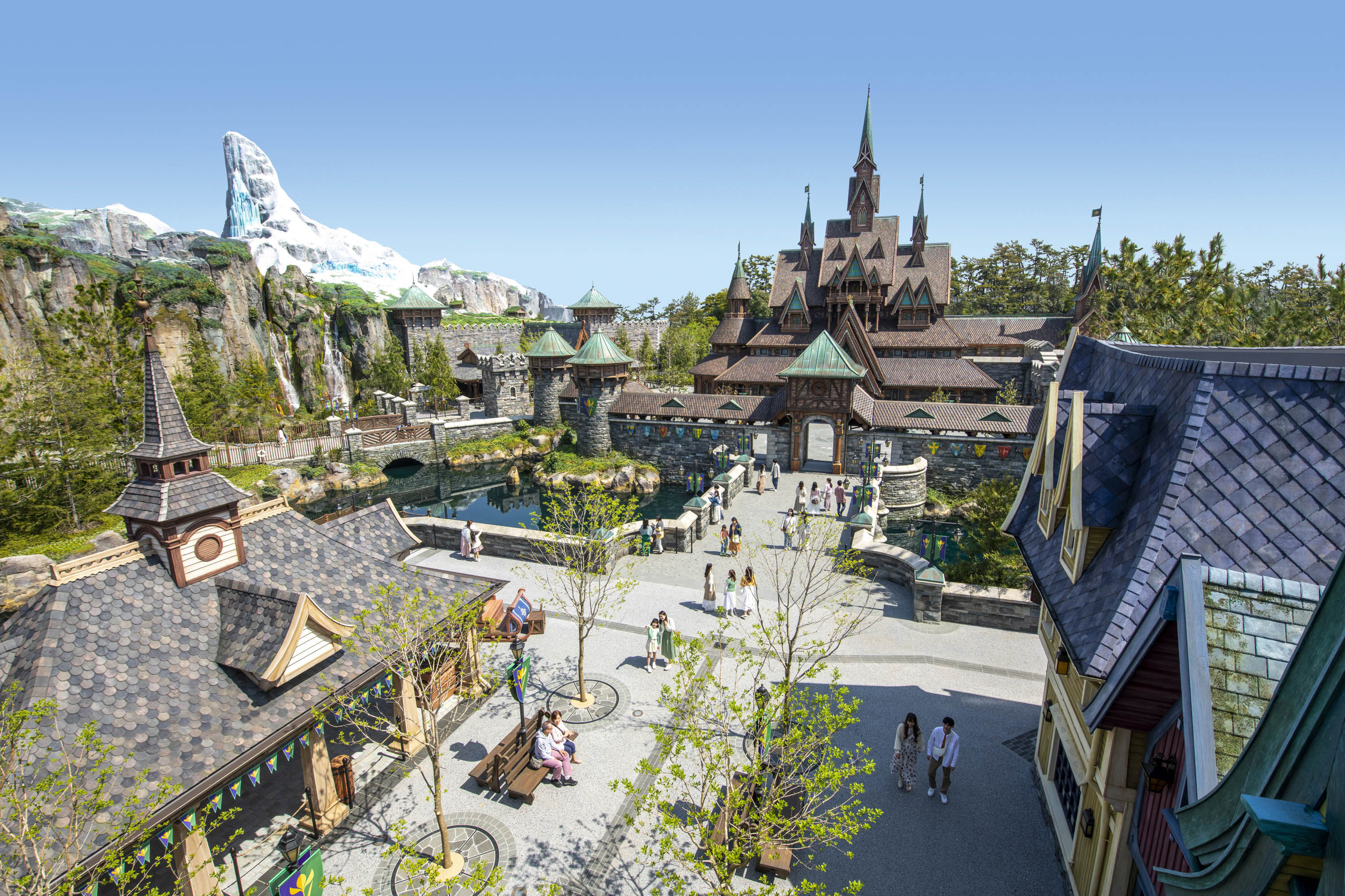 ▲▼東京迪士尼海洋最新夢幻泉鄉的冰雪奇緣園區。(圖/©Disney)