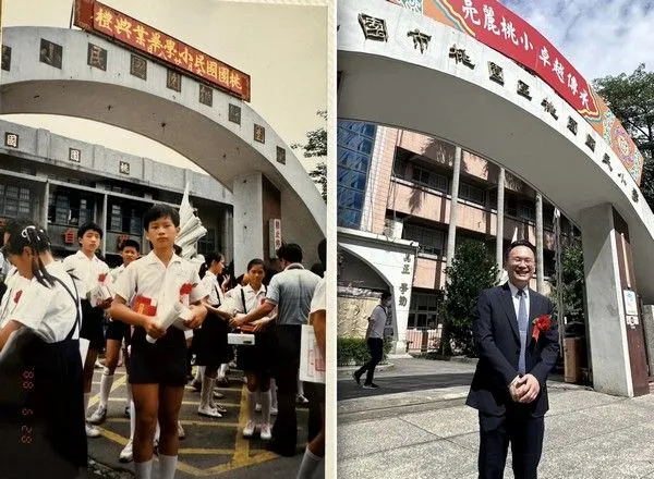 ▲蘇俊賓重返母校,分享投身環保是「這首歌」