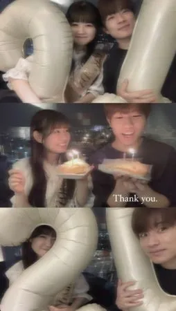 ▲▼日女偶像東條百百花手滑男友親密照出事了。(圖/翻攝自推特)