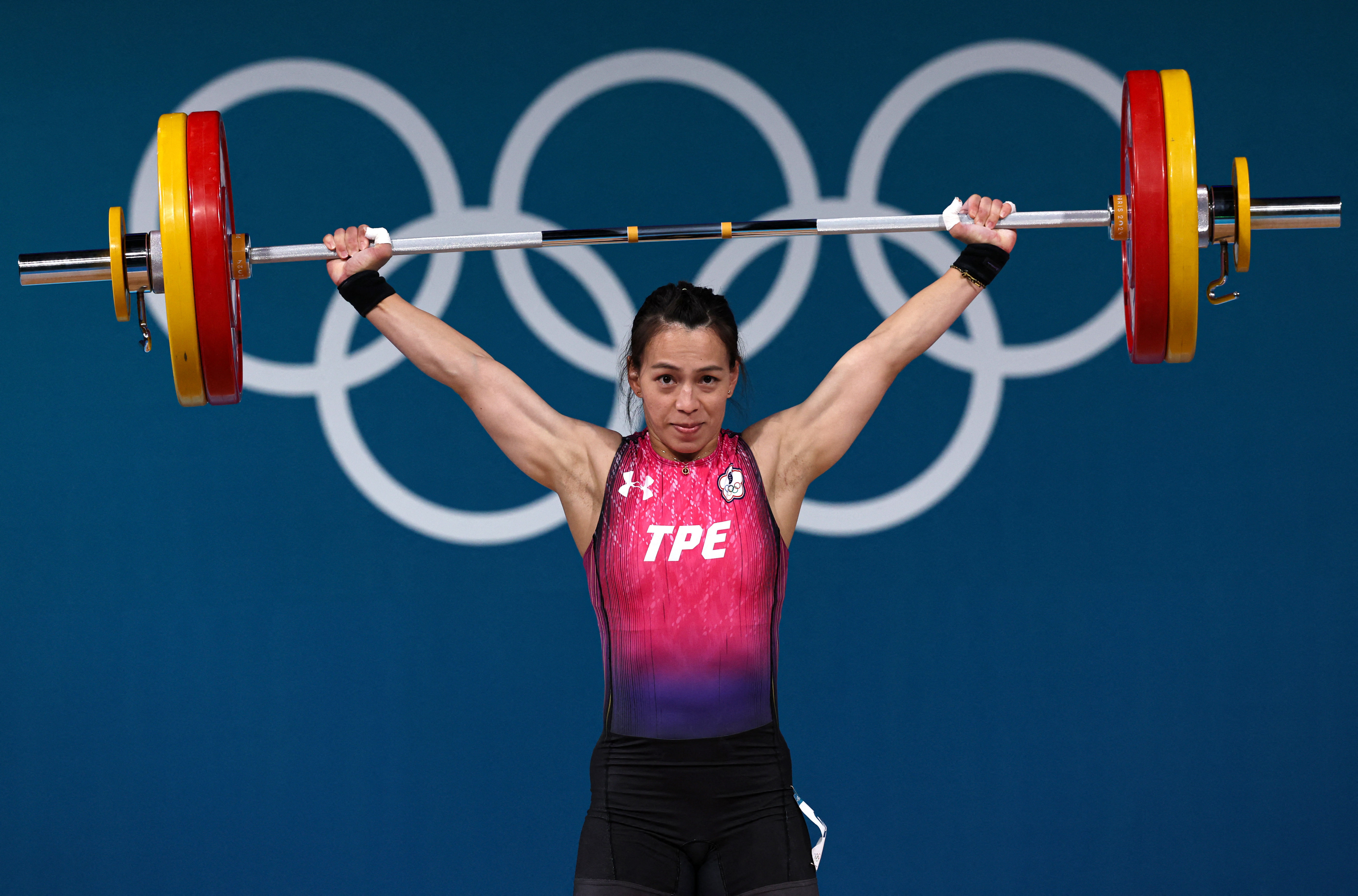 ▲「舉重女神」郭婞淳。(圖/路透)