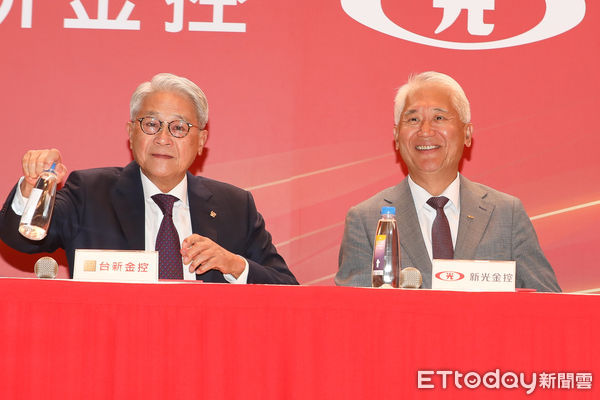 ▲▼ 台新金控與新光金控合併-吳東亮,魏寶生。(圖/記者黃克翔攝)