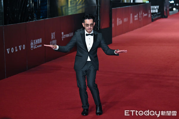 ▲第59屆金鐘獎戲劇類星光大道,柯叔元。(圖/記者李毓康攝)