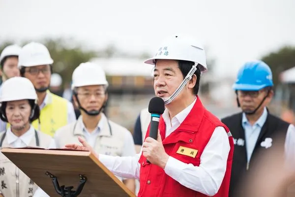 ▲▼總統賴清德視察宜蘭縣在康芮颱風後狀況。(圖/總統府提供)