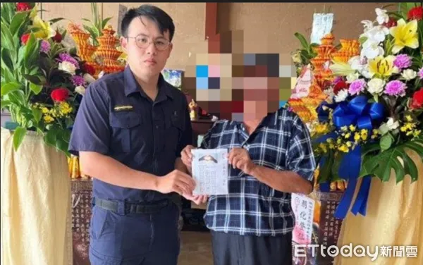 ▲枋寮警分局歸崇派出所所長陳啟超會同「部落心」成員捐款助人。(圖/記者陳崑福翻攝)