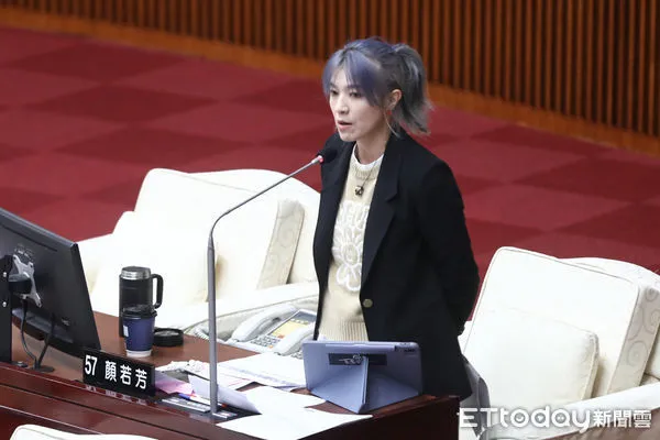 ▲台北市議員顏若芳。(圖/記者林敬旻攝)