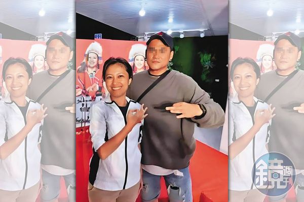 谷辣斯.尤達卡(Kolas Yotaka)與李姓隨扈爆發不倫戀,不過李男今貼文,控訴Kolas騙他離婚,導致他身敗名裂,還把他當「阿美族的備胎」。(讀者提供)