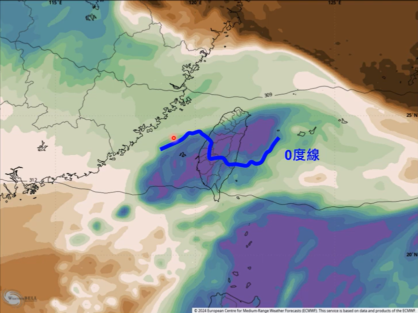 ▲▼台北站氣溫預測趨勢。(圖/翻攝Youtube頻道Hsin Hsing Chia)