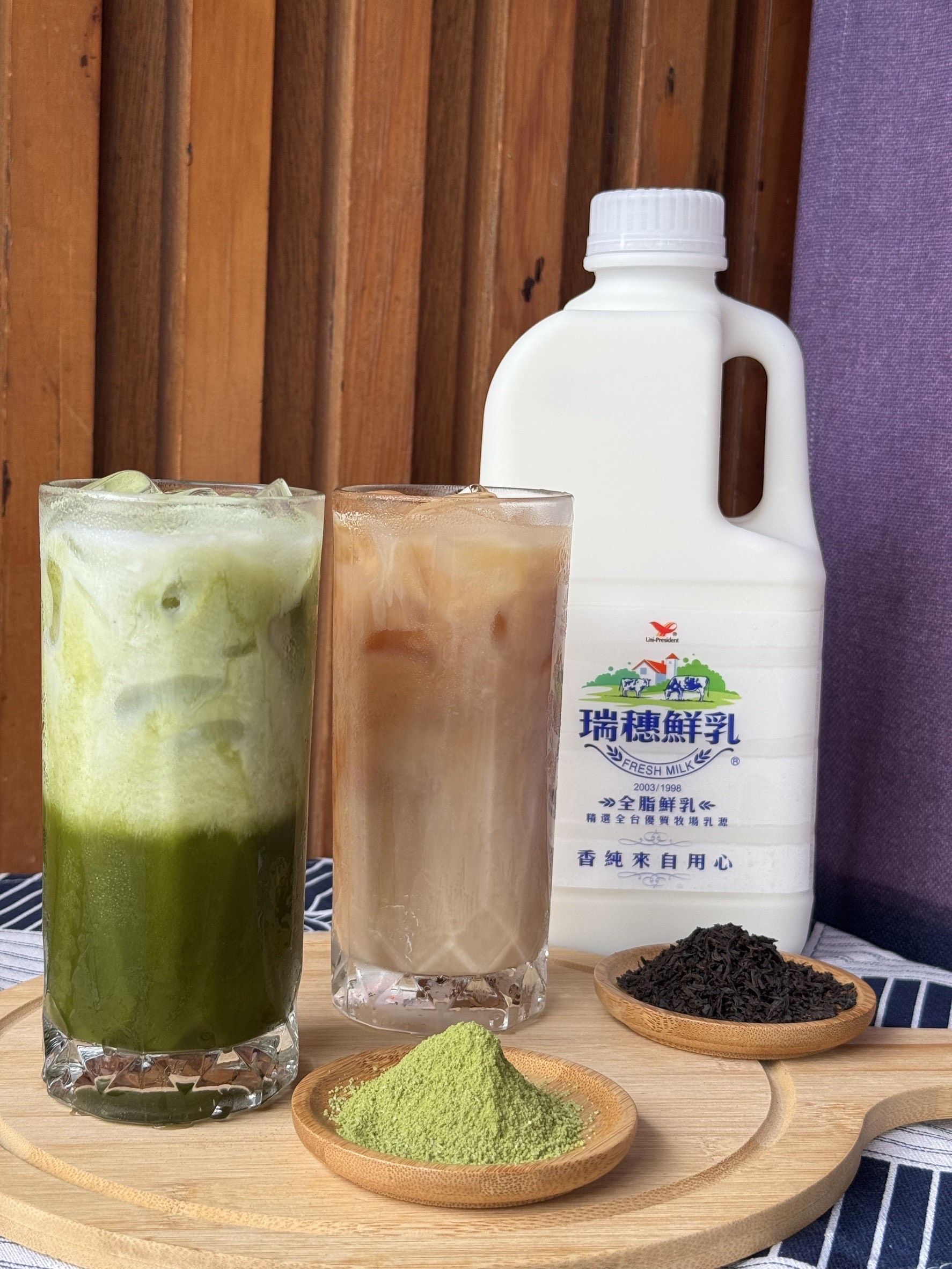 ▲▼瑞穗鮮乳,小佐茶作,瑞穗鮮乳,烏瓦拿鐵,抹茶拿鐵。(圖/瑞穗鮮乳提供)