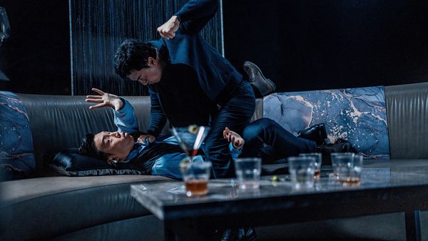 ▲《誤判》劇照張天賦、甄子丹。(圖/華映提供)