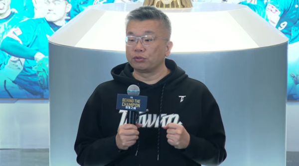 ▲中職會長蔡其昌。(圖/CPBL TV)